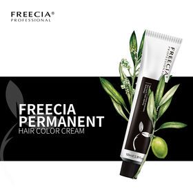 Private Label freecia Permanent hair color cream Professional Salon Hair Dye Brands, oem Agents Wanted Low ammonia hair color