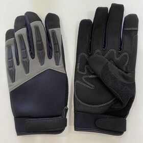 Mechanic Gloveds,Best Sell Impact Resistant TPR Protector Work Gloves Synthetic palm with silicon coated safety Gloves Work Gloves