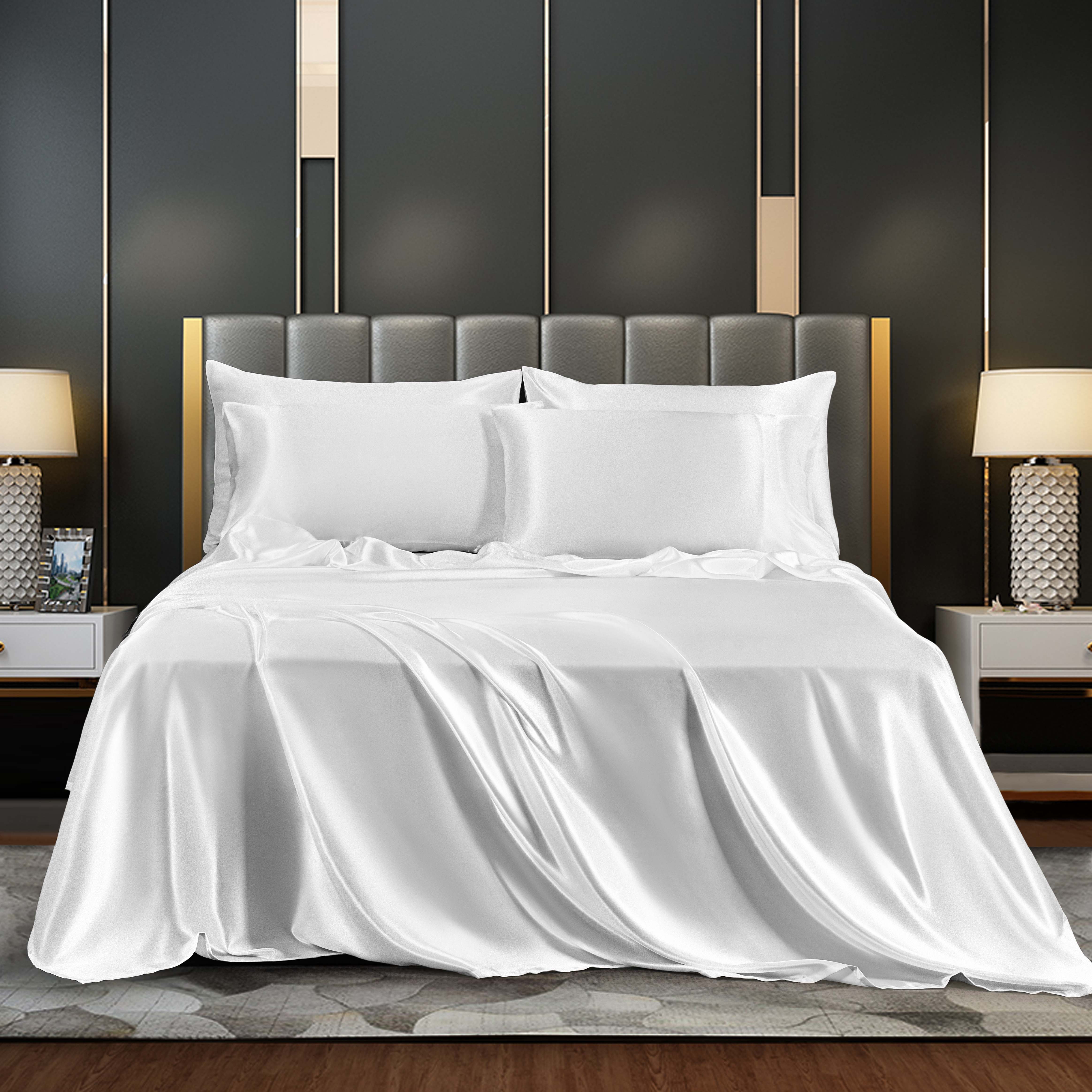 Qingdao Jianfang Textile Co., Ltd. Wholesale Super Soft Hotel Microfiber Sheets Polyester Solid Color Fitted Sheets
