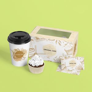 Foldable White Card Paper Window Cake Pastry Boxes Food Packing Boxes Cake Packaging Box