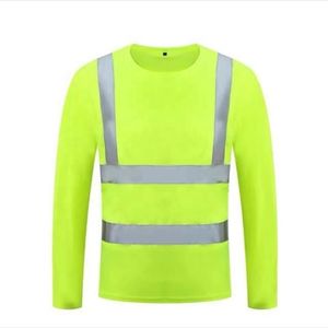 Custom LOGO High Visibility Security Short Long Sleeve Reflective Traffic Safety Shirt Work Birdeye /Single Jersey Polo T Shirts