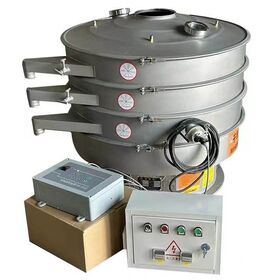 2023 new product 100cm Stainless Steel Rotary Fine Powder Ultrasonic Vibrating Sieve Vibration screen For Tapioca Starch