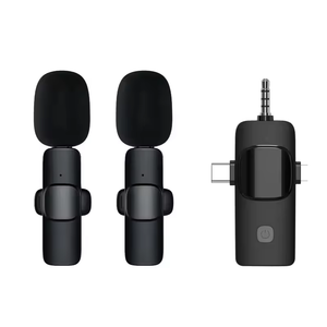 XY3 in 1 Wireless Microphone K15 Broadcast Lavalier Lapel Sound Card Professional