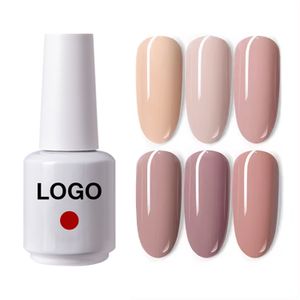Frenshion Best-Selling Nude Series UV Gel Nail Polish 1KG Nude Nail Art Soak Off Nail Gel Polish