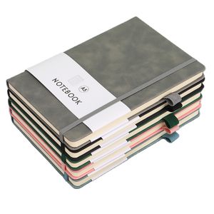 Custom logo printing a5 A6 A7 diary agenda journals hardcover pu leather school notebook for students journal notebooks