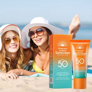 Manufacturer wholesale No Greasy Face Whitening Sunscreen Cream Pink Spf 50 Uva Uvb Moisturizing Facial Sunscreen