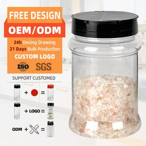 352ml Condiment Bottle Empty Plastic seasoning Salt container Food Grade Pepper Shakers Seasoning Jar