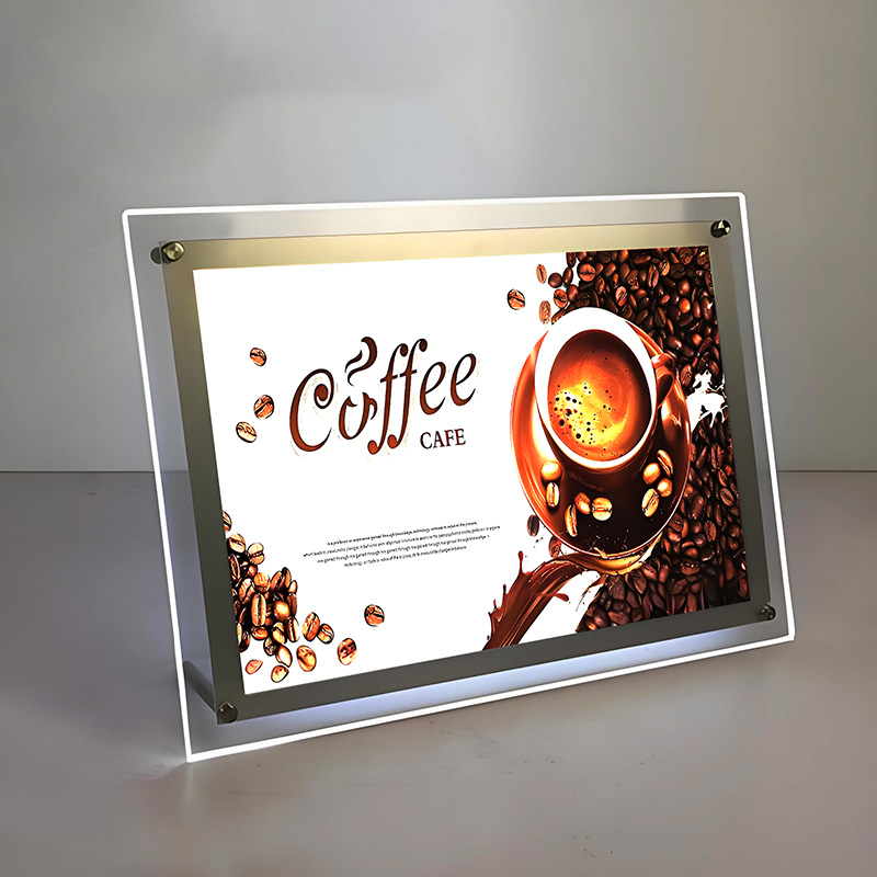 Single Side Crystal Lightbox Advertising Crystal Led Light Box
