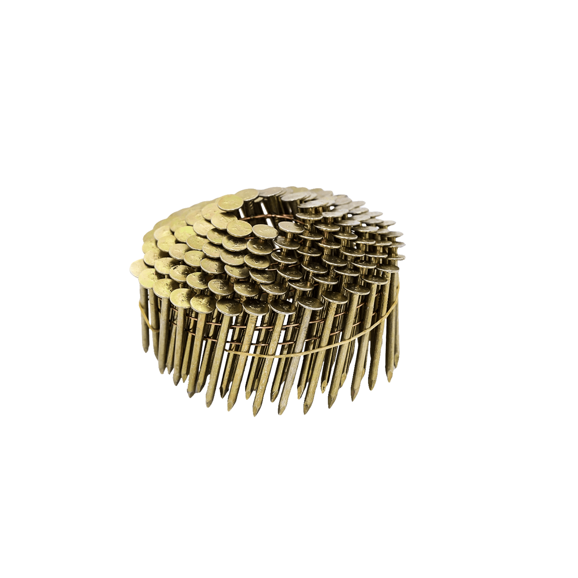USA MARKET 1-1/4 INCH ELECTRO GALVANIZED SMOOTH SHANK COIL ROOFING NAIL (7200 PACK) FOR PROFESSIONAL CONTRACTORS AND ROOFERS