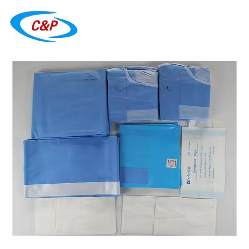 Medical Manufacturer CE ISO Certificated Disposable Sterile Nonwoven Orthopaedic Pack with Gown