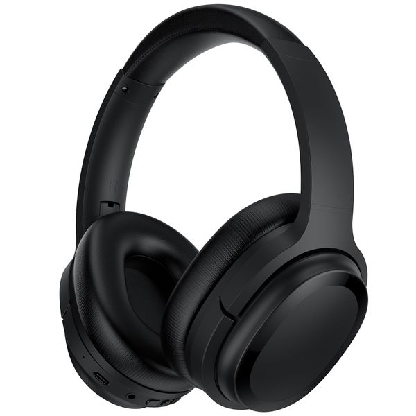 Hybrid Active Noise Cancelling Headphones ANC BT5.2 Wireless Headphones with Microphone Deep Bass and 30h Playtime