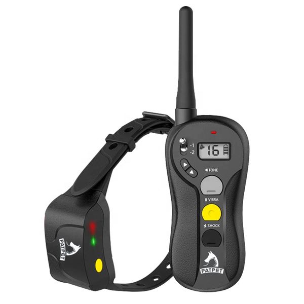 Wholesale custom dog training collar with remote control not barking rechargeable anti-barking pet training collar