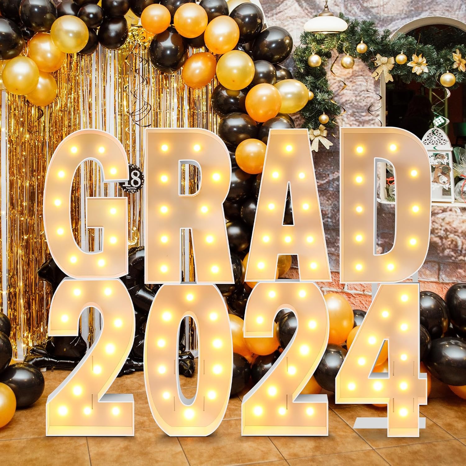 Manufacturer Customized Size Logo 3ft 4ft Large Giant Lights Up Numbers LED Marquee Letters for Outdoor Wedding Party Decor