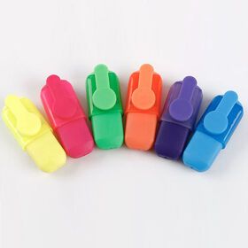 Good Quality Erasable Highlighters 6 In 1 Highlighter Pen