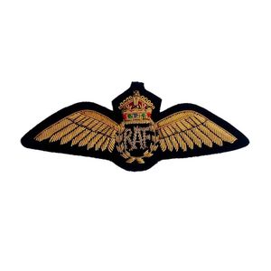 blazer wing badge Hand made uniform shoulder rank insignia sleeve eagle patches high quality pocket crest badge