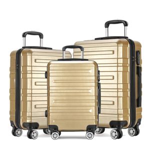 Hot Selling High Quality 3 Pieces Wholesale Luggage Set Travel Trolley Suitcase Bag