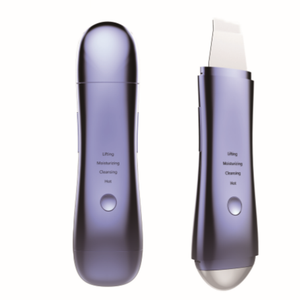 2023 hot sale russia  29000 Vibration removal blackhead dirty lifting face neck heating massage  spatula scrubber device at home