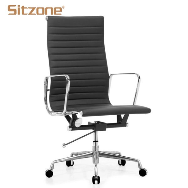 Sitzone High Quality Executive Metal Frame High Back Colorful Pu Leather Office Padded Chair