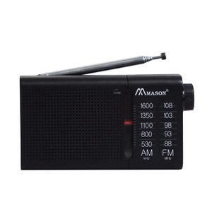 Mason am fm radio mini 2 band pocket hand-hold dc 3V AA*2pcs battery portable radios built in speaker easy operation