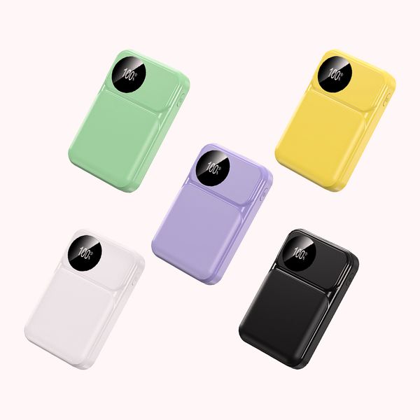 Newest PD22.5W Super Fast Charge Power Banks 20000mAh Power Bank Fast Charging Type C Portable Powerbank Mobile Phone Display DC