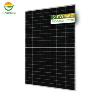 Jingsun High Out Put Flexible Solar Panel Supplier Photovoltaic Panel Solar 500w 510w Monocrystalline Solar Panel