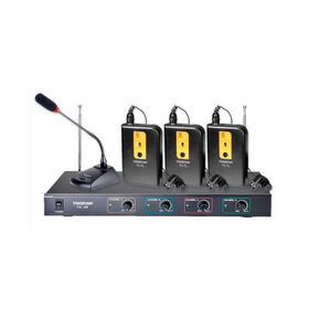 Takstar TC-4R VHF wireless handheld karaoke microphone professional metal wireless conference systems for Singing Speech Meeting