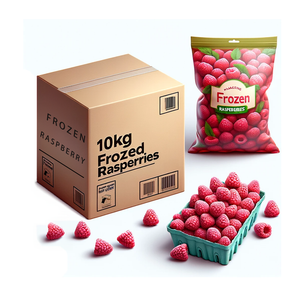 Hot Selling IQF Frozen Raspberry Whole Fruits Good Price Bulk Packaging Durian Type-Freshly Picked and Frozen at Peak ripeness