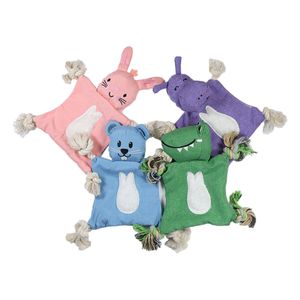 Interactive Dog Rope Toy Cotton Chew Toys for Dogs Pets Knot Rope Dinosaur Tug Chew Teething Dog Rope Toy