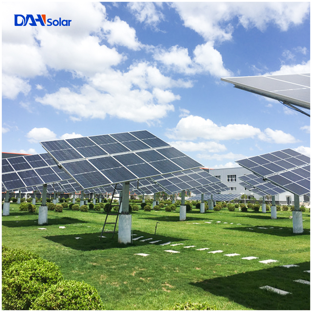 Follow Sun Solar Mounting System 1mw 10mw Solar Tracking System Dual Axis For Solar Panel