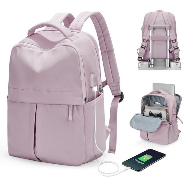 Top quality wholesale black travel men school back pack bags wholesale fashion USB Laptop daypack backpack