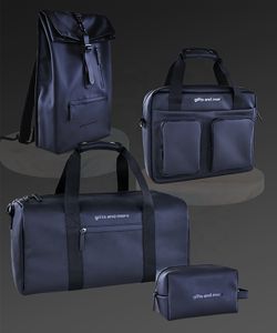 ECO Friendly Material Pearl color pu leather tote bag set laptop backpack pu cosmetic bag crossbody sport duffel pu bag