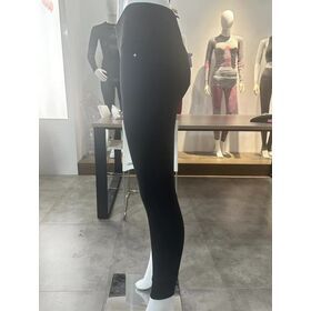 Black yoga leggings with hallmark in the front, Women's Running Workout Yoga leggings Tights Compression leggings