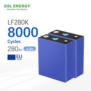 GSL ENERGY Best Seller 280Ah Lifepo4 Battery for Golf Carts Grade AAA 3.2v Prismatic LFP Lithium Ion 12v for Ukraine Poland
