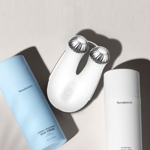 Nove Home  Portable Professional Ems Ion V-shape Face Lift Roller Massager Microcurrent Mini Facial Toning Device