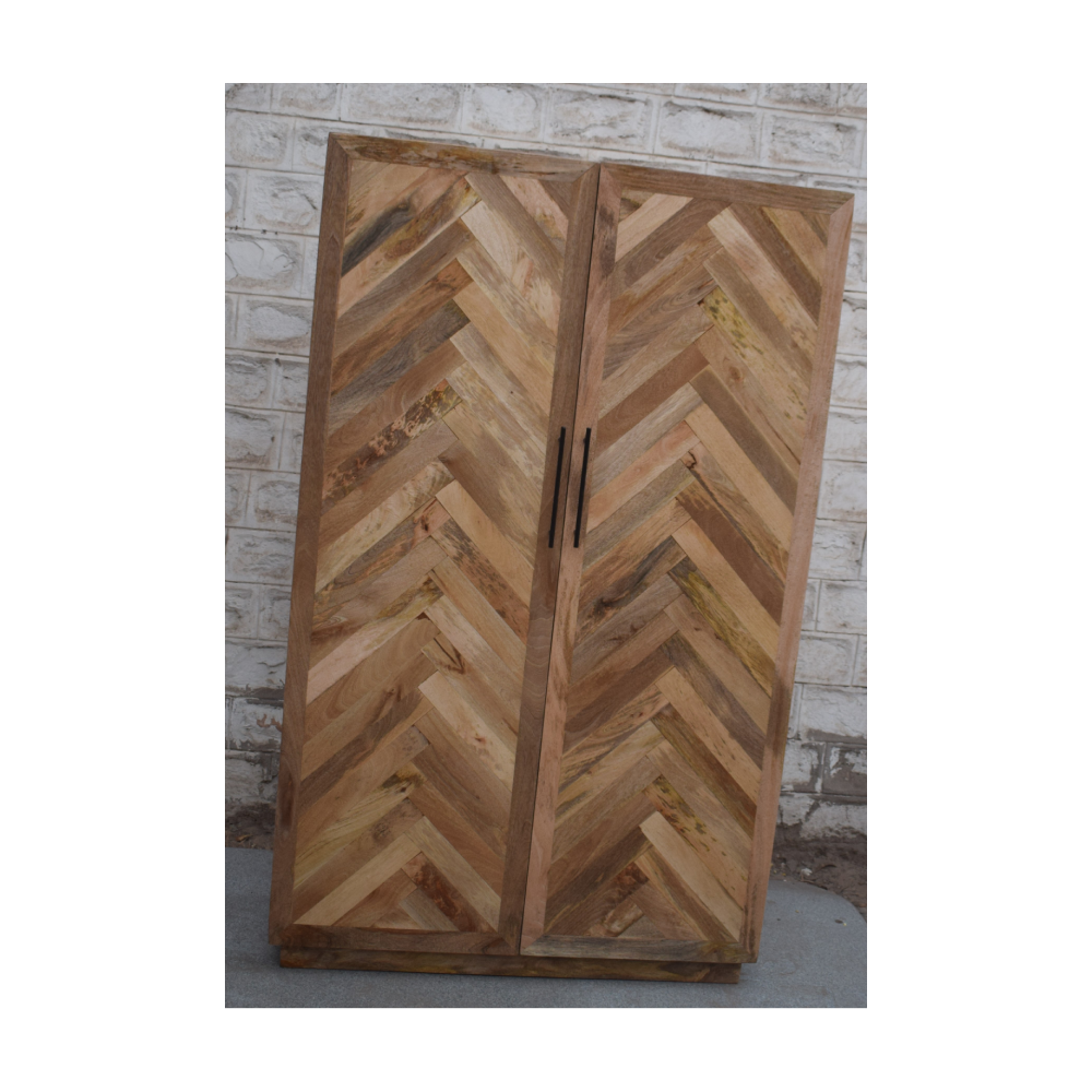 Wooden 2 Door Almirah Modern Wood Indore Furniture Wooden 2 Door Almirah at Wholesale Price