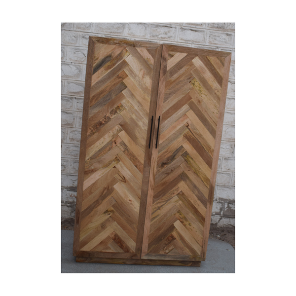 Wooden 2 Door Almirah Modern Wood Indore Furniture Wooden 2 Door Almirah at Wholesale Price