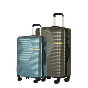 Hot sale 20" 24" inches 2 pieces suitcases with 4 wheels hard shell travel luggage sets unisex