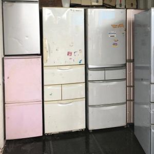 4 doors used mini refrigerator home fridge  (ONLY WHOLESALES -  MINIMUM ORDER 60 units) top-freezer refrigerators