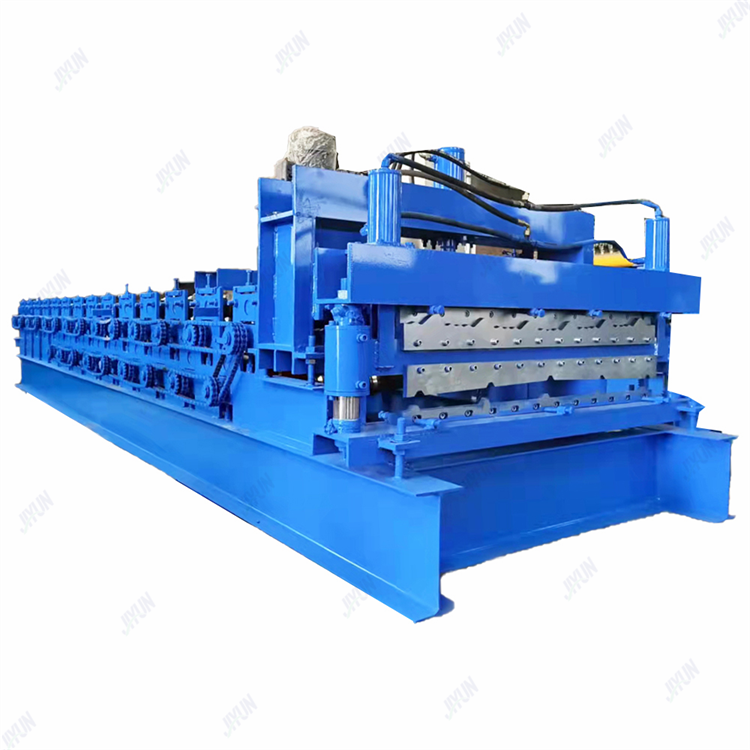 Metal Roofing Roll Forming Machine 48 Inch Feeding Steel Coil Inverted Box Rib/Corrugated Roof Sheet Making Machine