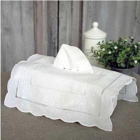 Custom Embroidery Tissue Box Cover