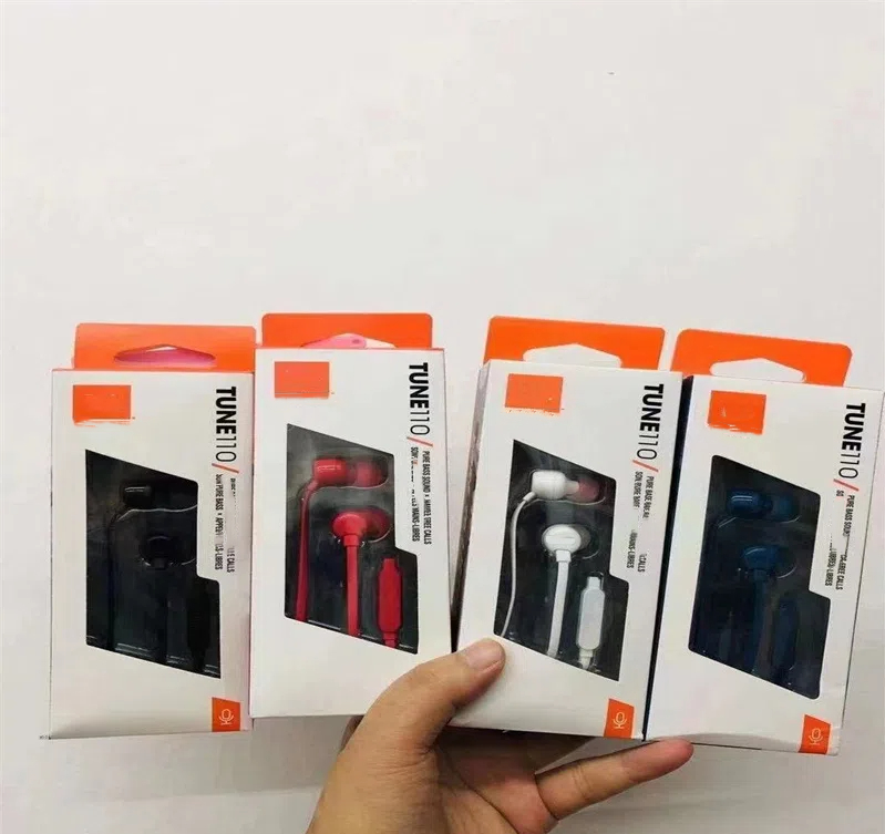 Zhongshan Kunyuan Warehousing Logistics Co., Ltd. Best selling Gaming Headset 3.5mm Jack In-ear Subwoofer Handsfree Wire Earbuds Headset Original Tune110 headphone