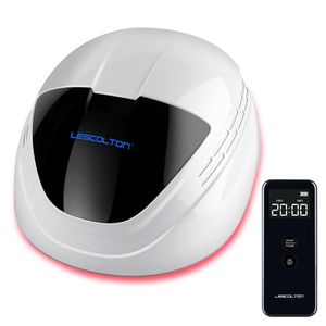 Lescolton Wireless Hair Loss Therapy Helmet Electrical Hair Follicle Stimulator Laser Hair Growth Device