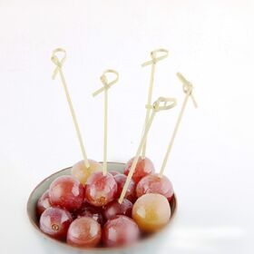 Wholesale Bamboo Disposable Knot Pick for Fruit