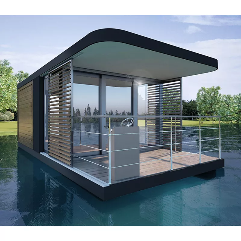 Jumeirah Industry LLC Middle Style Luxury Aluminum Pontoon Houseboat Floating Platform Water Party House Pontoon Boat