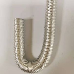 Aluminum foil and fiberglass yarn -40℃~250℃ corrugated aluminium foil conduit pipe