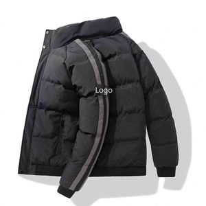 Men Customize Zipper Wear Keep Warm Bubble Coat Winter Puffer Jacket For Men