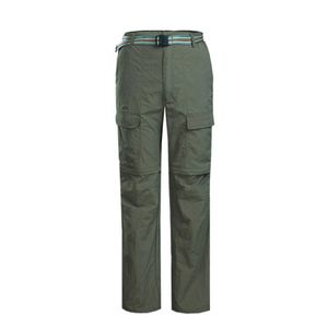 Custom Outdoor Tactical Hiking Detachable Cargo Pants Uv Protection Waterproof Nylon Trousers Zip Off At Knees Quick Dry Pants