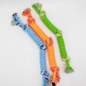 New Braid Dog Rope Toy  Stick Big Knots Cotton Rope Toy Outdoor Durable Dog Chew Toy
