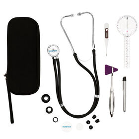 Medical Surgical Diagnostics Instrument Stethoscope Kits With Nylon Bag For Medical Student