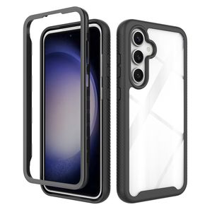 Armor Smartphone Back Cover For Samsung S24 Fe 360 Full Cover Hybrid Mobile Phone Case New Strong Protect